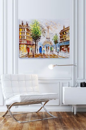 Paris Eiffel Kanvas Tablo90x120 cm PRSEFEL016