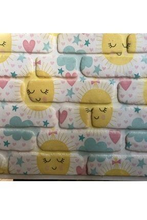 Çocuk Odası Strafor Duvar Paneli (120x50x2 cm ) - Happy Sun RAM-HAPPYSUN