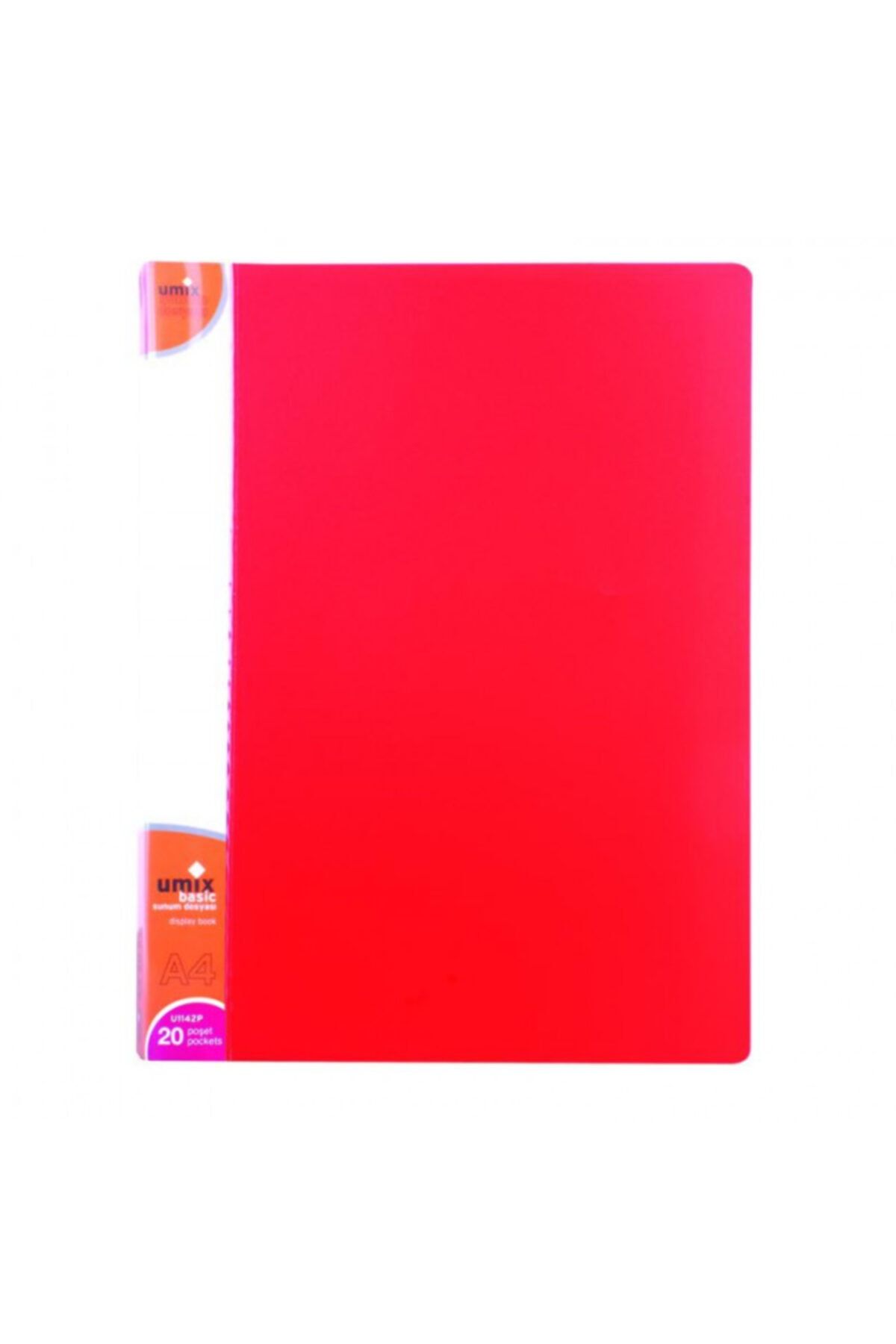 Umix-Set of 20 Red Presentation Files - A4 Basic N:U1142P-Ki 1