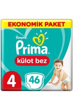 Külot Bebek Bezi 4 Beden Ekonomik Paket 46 Adet hb0018001090572615