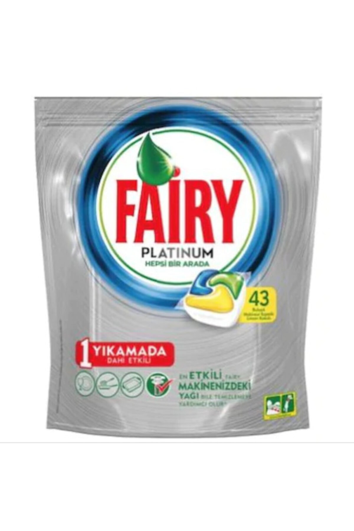 Fairy Platinum Limon Kokulu Bulaşık Makinesi Deterjanı 43 Tablet
