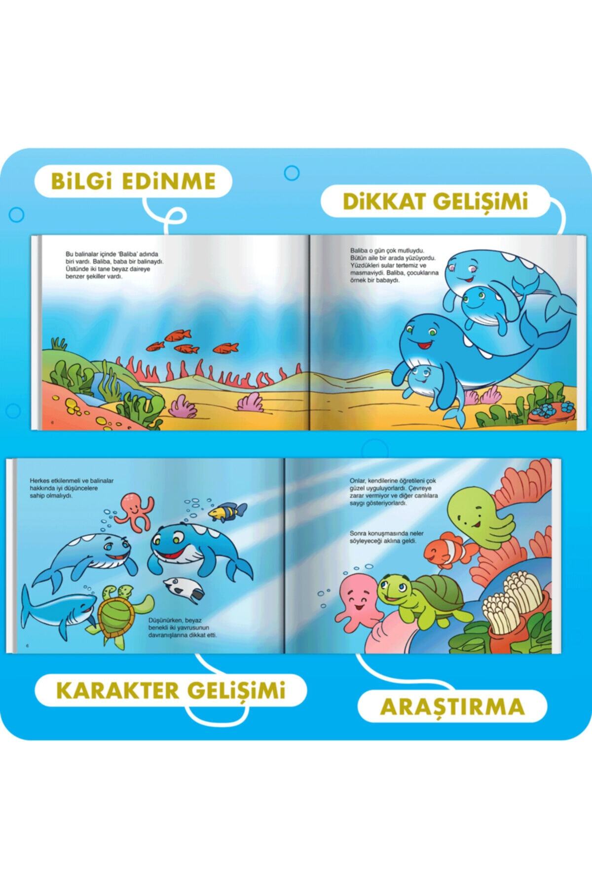 Adeda Yayınları Dikkati Güçlendiren Hikaye Seti - Balina Baliba Kutulu Set (10 Kitap Takım) / 9786056981456 fotoğrafı 2 (önizleme)
