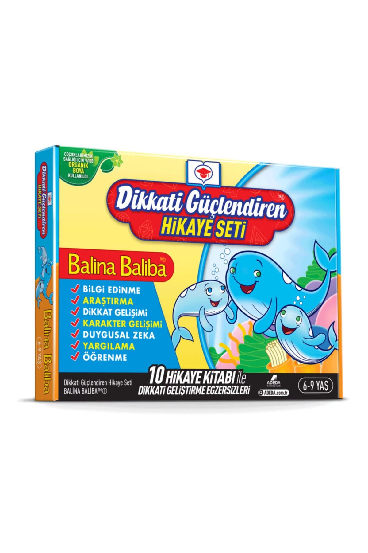 Adeda Yayınları Dikkati Güçlendiren Hikaye Seti - Balina Baliba Kutulu Set (10 Kitap Takım) / 9786056981456 fotoğrafı 6 (önizleme)