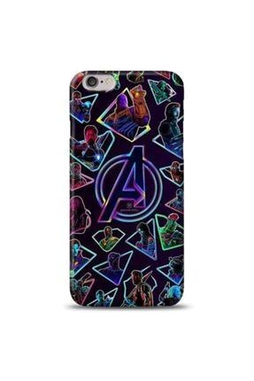 Iphone 6-6s Marvel Avengers Renkli Logo Tasarımlı Telefon Kılıfı(ave11) MEIP689