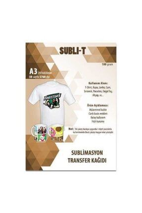 Sublimasyon Transfer Kağıdı A3 Tekstil SB010303-000015