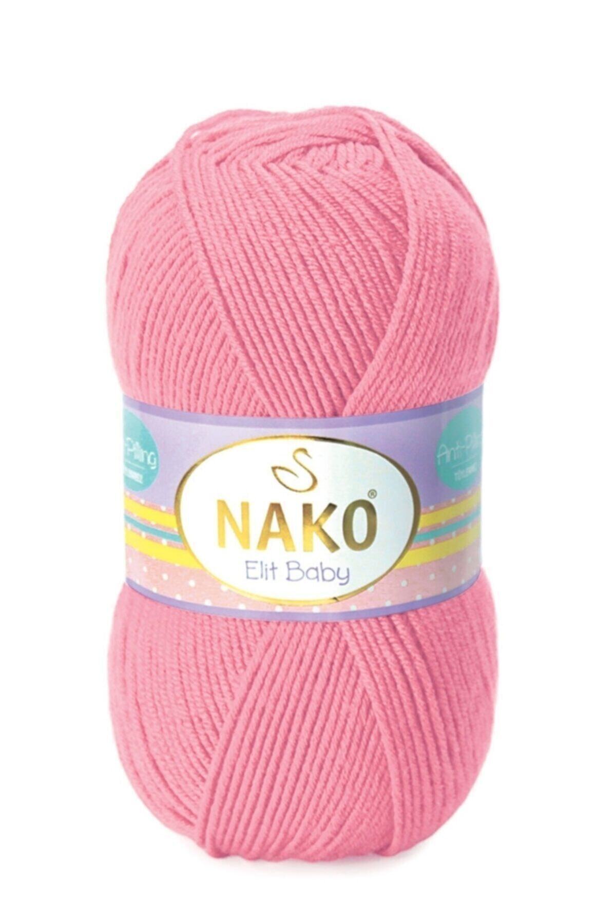 ( 5 Pcs ) Elite Baby 6837 Pink Hand Knitting Yarns Vest Cardigan Sweater Yarn Baby Blanket Yarn