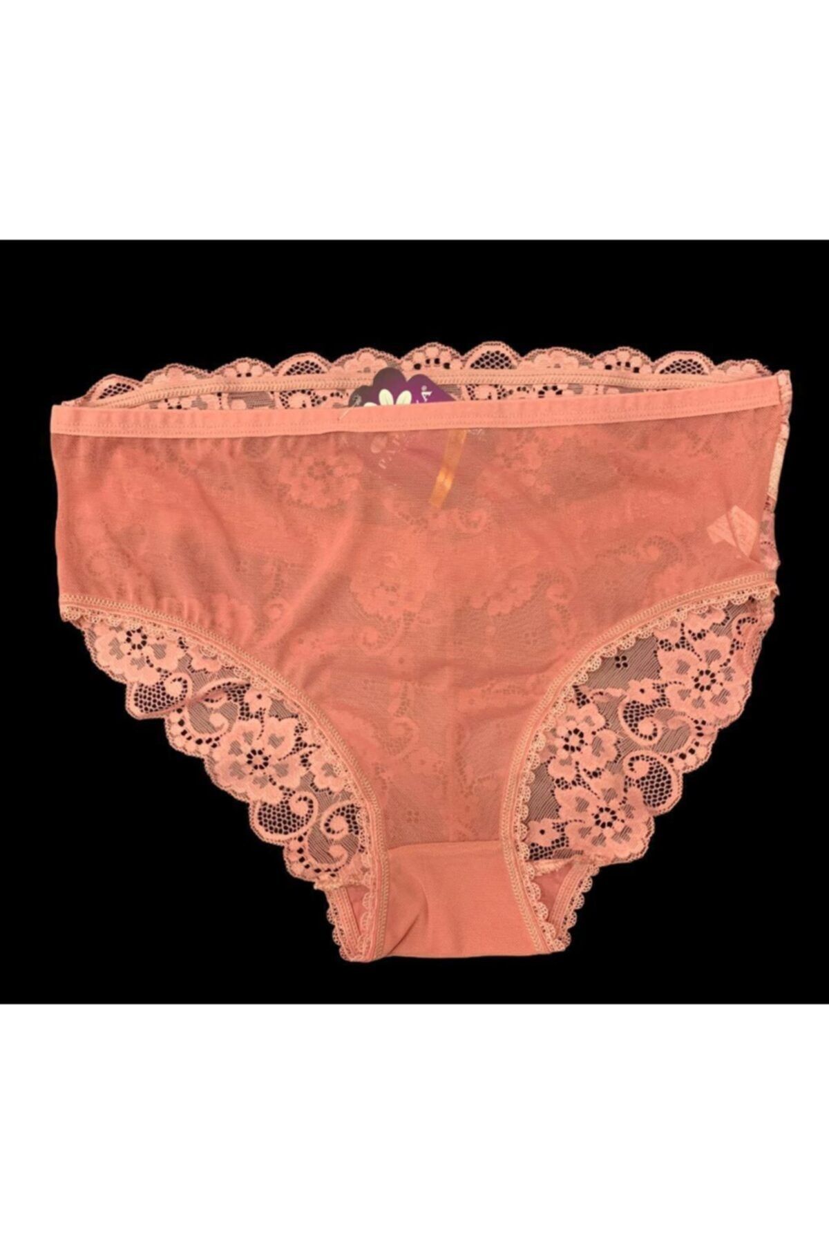 papatya kadin pembe dantelli kilot
