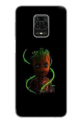 Baby Groot Tasarım Süper Şeffaf Silikon Telefon Kılıfı Xiomai Redmi Note 9 Pro - Note 9s xiomiredminote9protrdn1034groot2