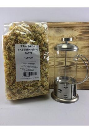 Yasemin Bitki Çayı 100 gr+french Press 350ml(Kutulu) TAZE04523