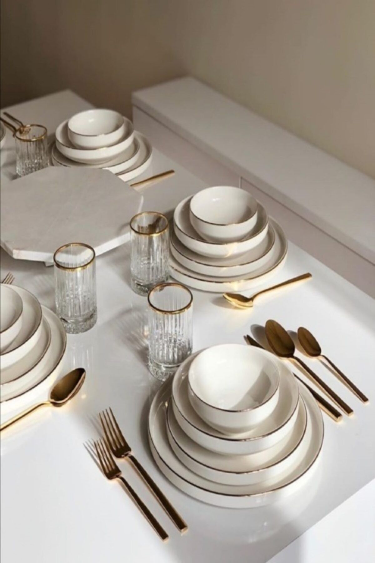 mikasa moor gold modern yemek takimi 48 parca fiyati yorumlari trendyol