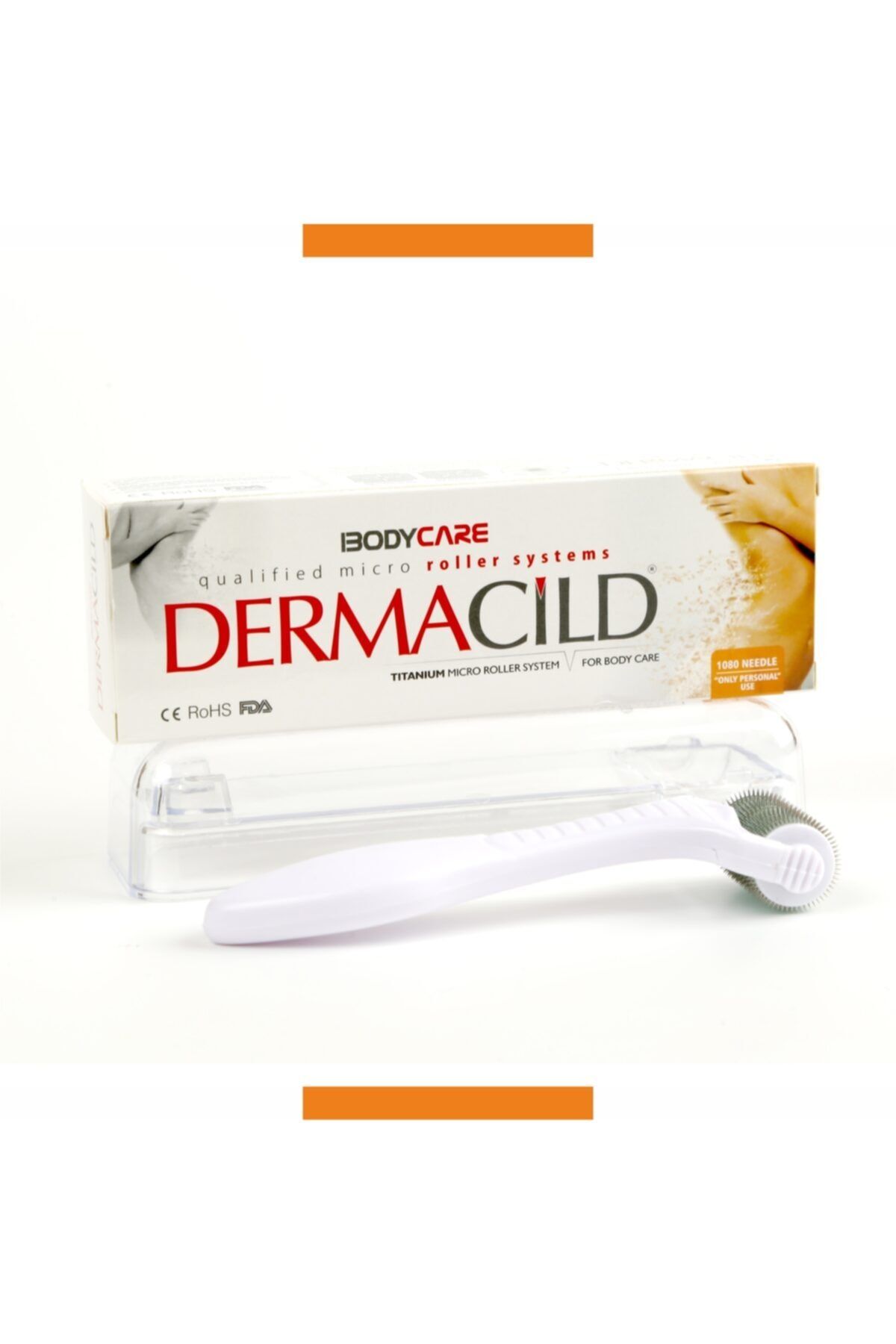 1080 سوزن تیتانیوم درمارولر 2.00 میلی متری (ایده آل برای ناحیه بدن) + اسپری پاک کننده Dermacild