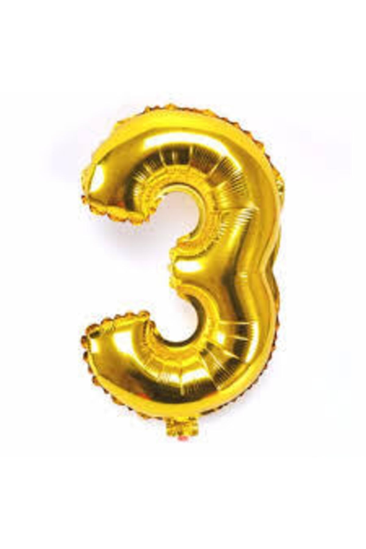 Gold number 3 balloon new arrivals