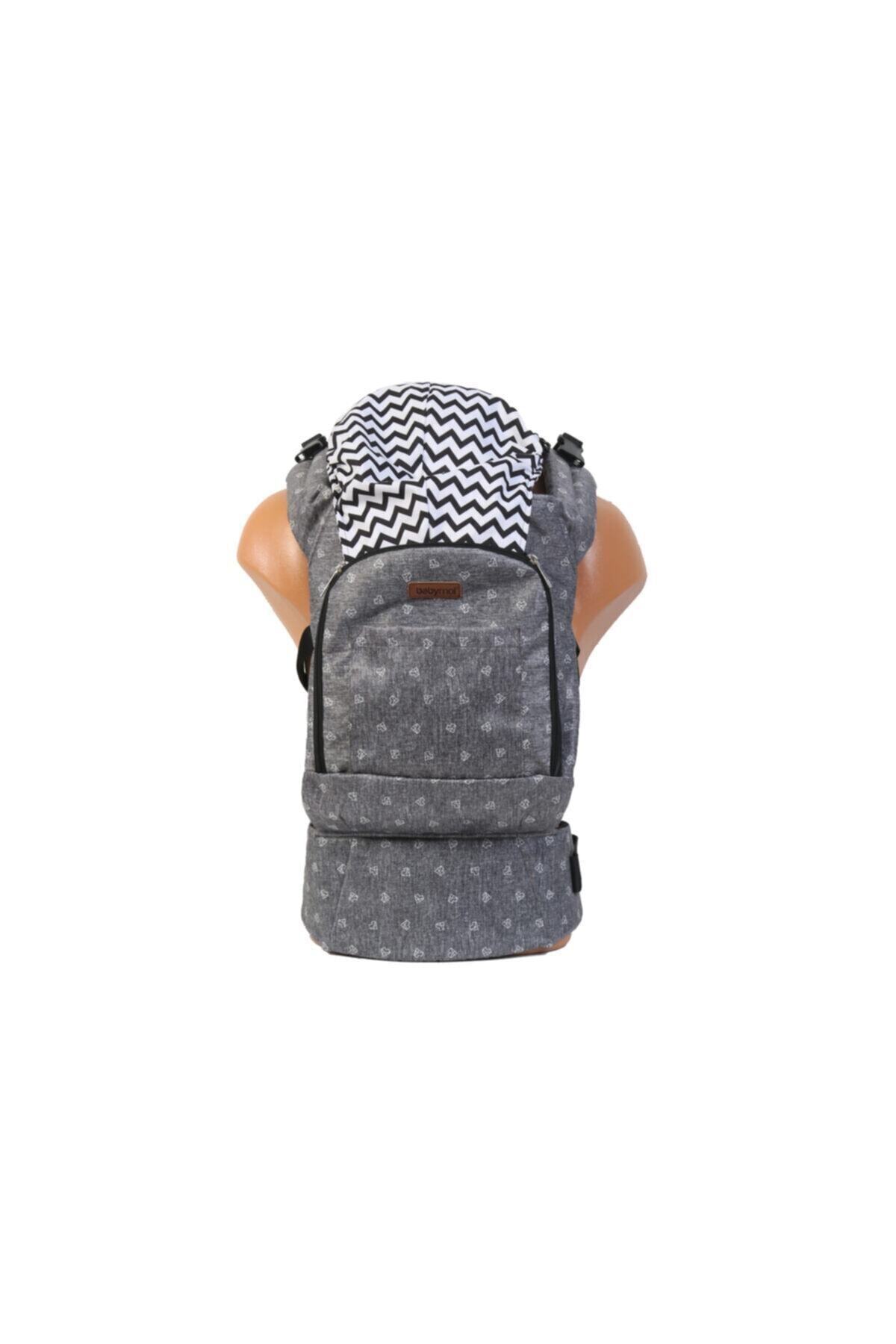Babymol Unisex Gri Exclusive Kanguru fotoğrafı 2 (önizleme)