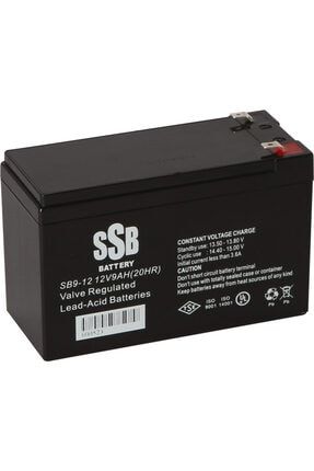 Ssb 12v-9ah Garantili Akü SSB12-9