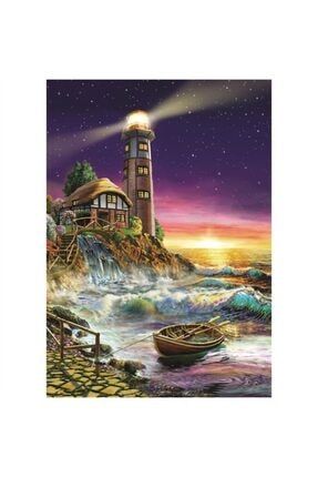 Deniz Fenerinden Günbatımı 500 Parça Puzzle 4210