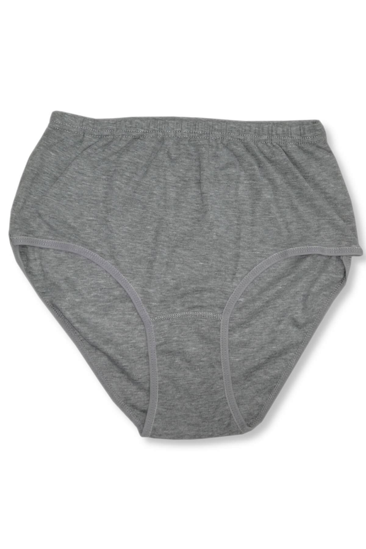 Tutku-Women's Gray 9 Pack Ribbed Bato Panties ELF568T0922CCM9 1