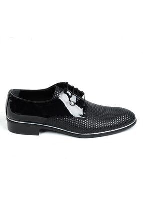 21-40 Siyah Cilt Erkek Klasik Ayakkabı AYC05644