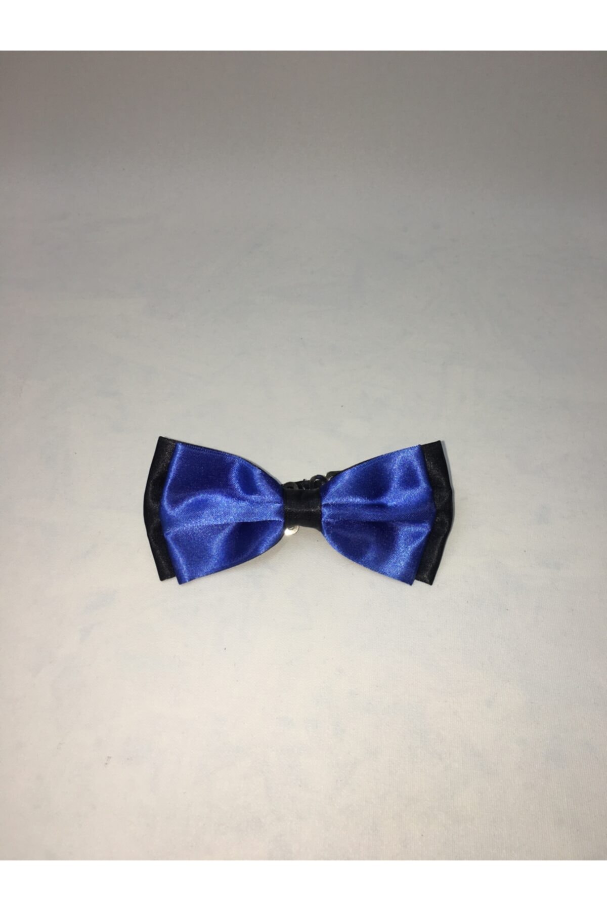 ModaRW16 Mavi Siyah Saten Papyon