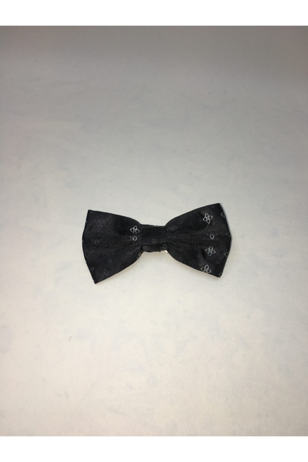 ModaRW16 Desenli Siyah Kumaş Papyon