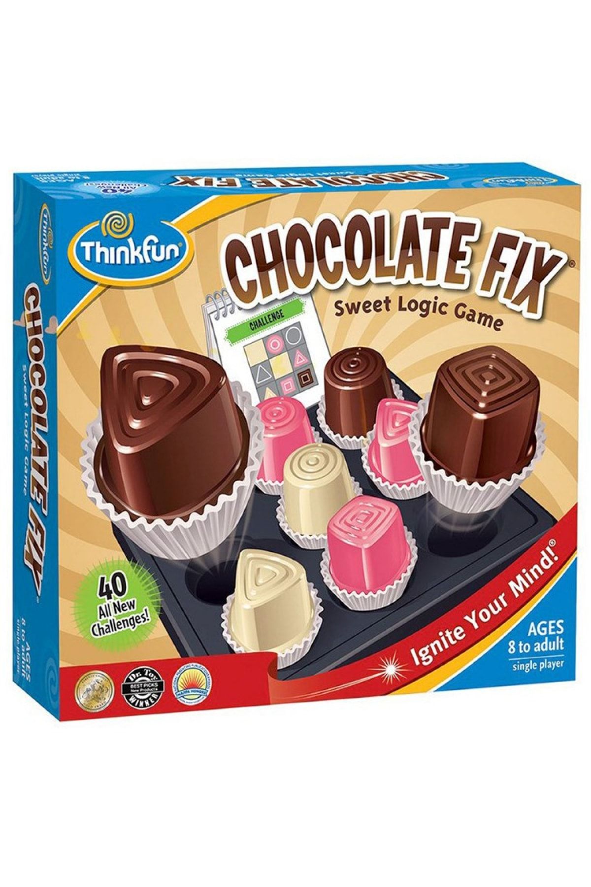 ThinkFun-Chocolate Nesting Logic Game Chocolate Fix Mind Game 2