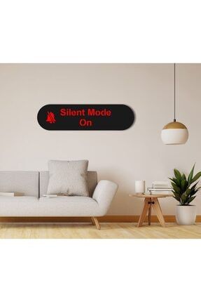 Silent Mode On Duvar Dekorasyonu - Ahşap Panel Tablo PYTHTLZR2021PNLTBL12