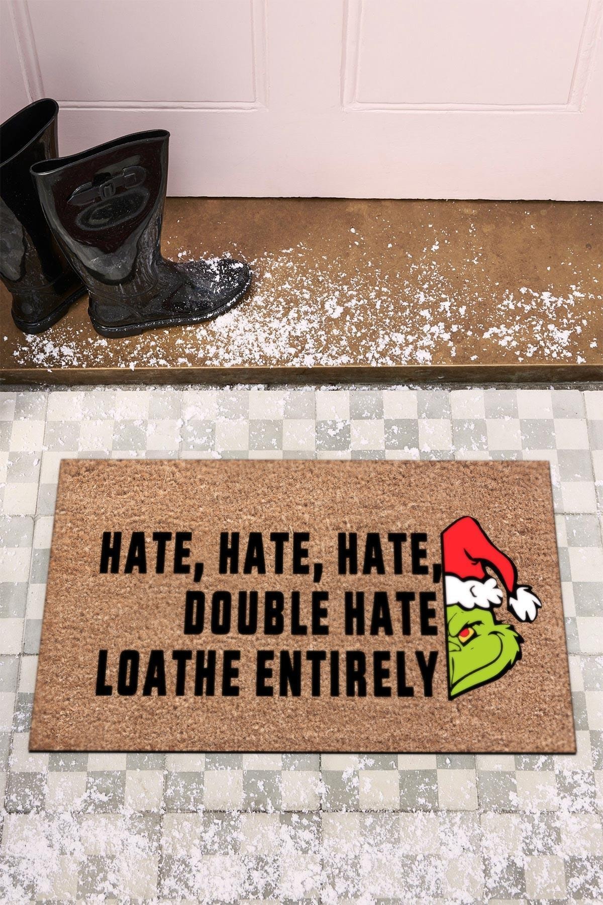Christmas Doorstep Mat Christmas Decor Outdoor And Home Floor Mat