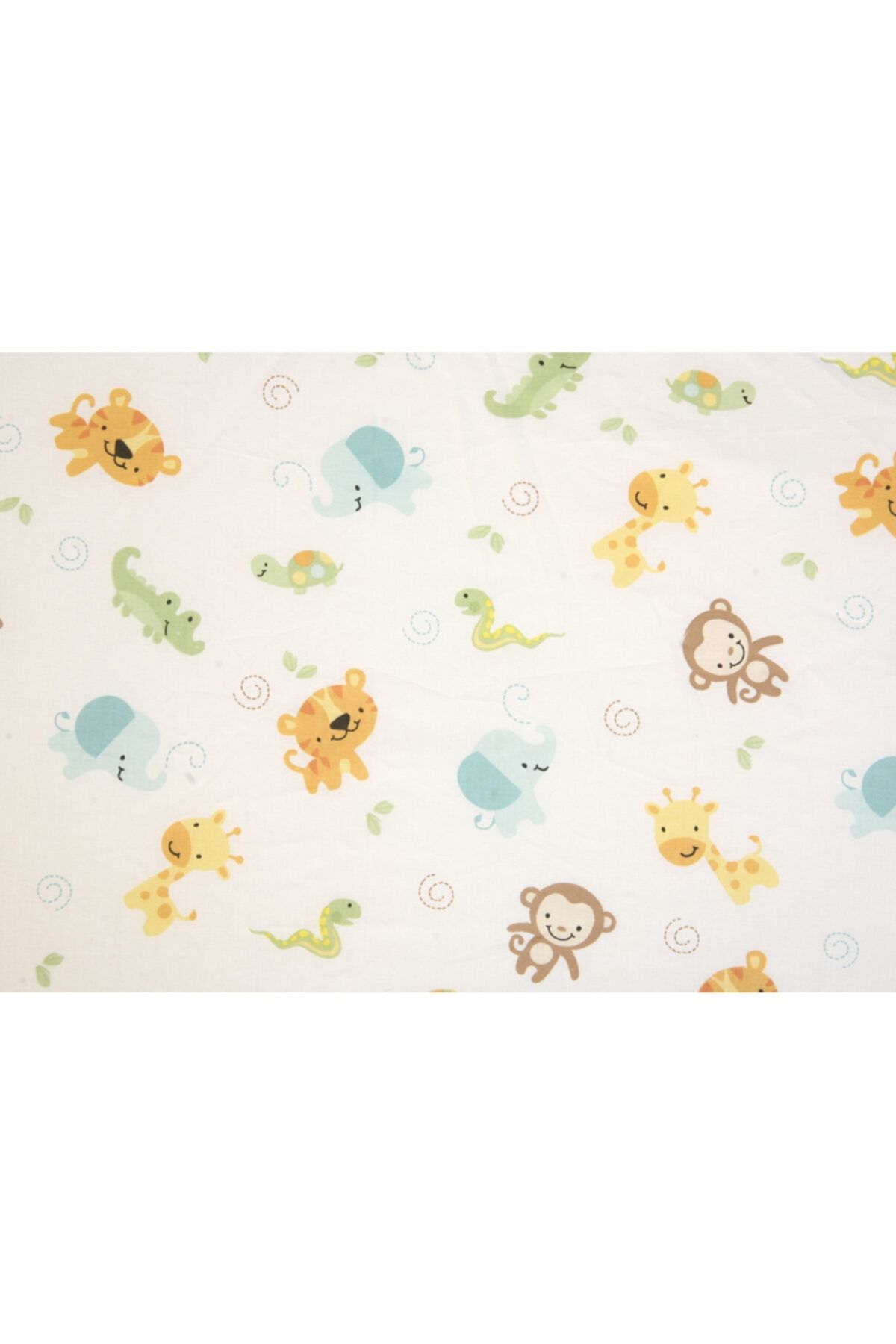 NAB-Mother's Side Crib Sheet with Elastic 2 Different Patterns Balloons and Forest Animals 60x90 +12 CmSet of 2 5