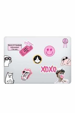 Vsco Pink Pembe Temalı Laptop Notebook Tablet Sticker Seti P-02