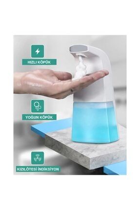 Kademeli El Değmeden Kullanılan Sensörlü Otomatik Sıvı Sabunluk 1007338