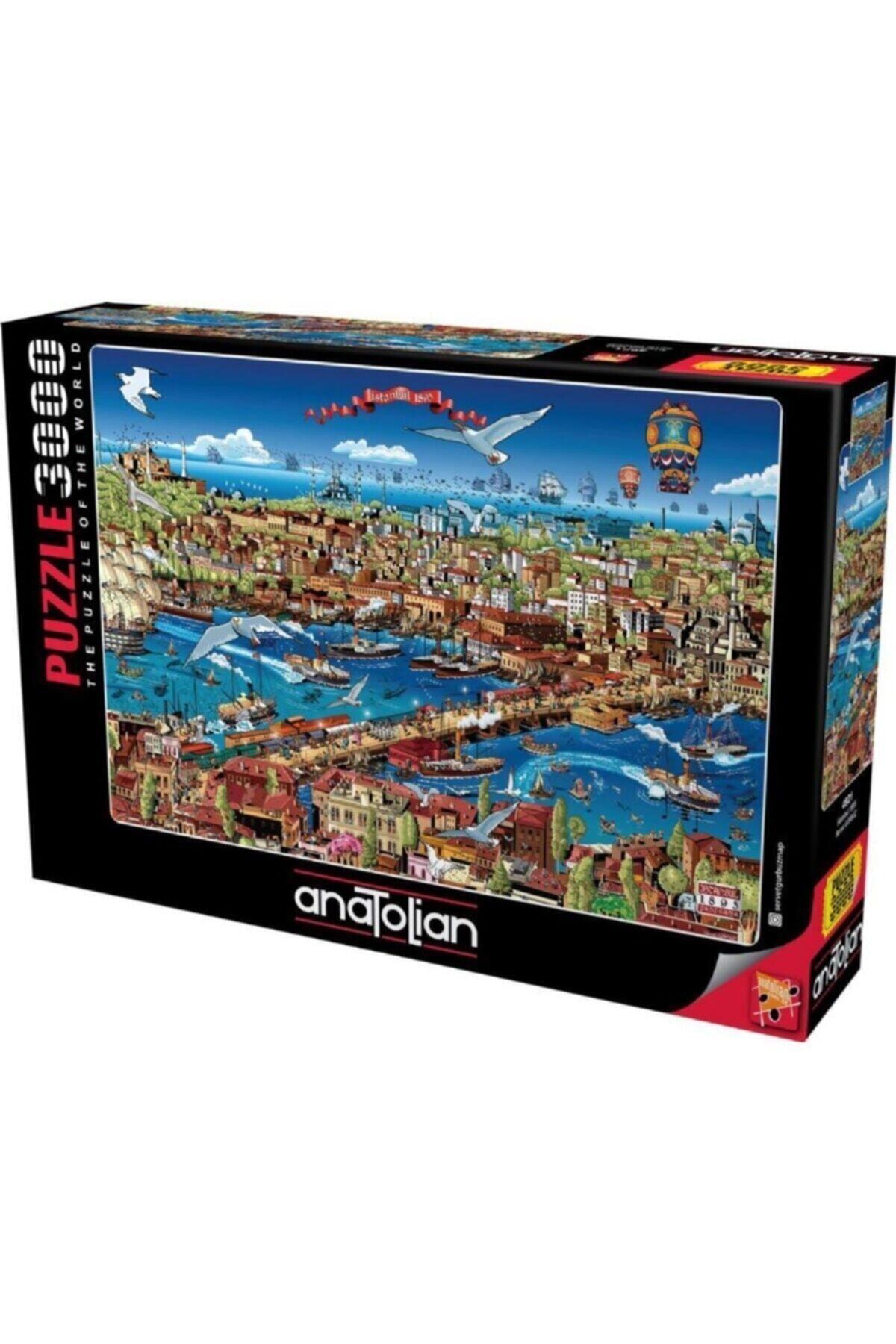 Anatolian Puzzle İstanbul 1895 / 3000 Parçalık Puzzle, Kod:4921