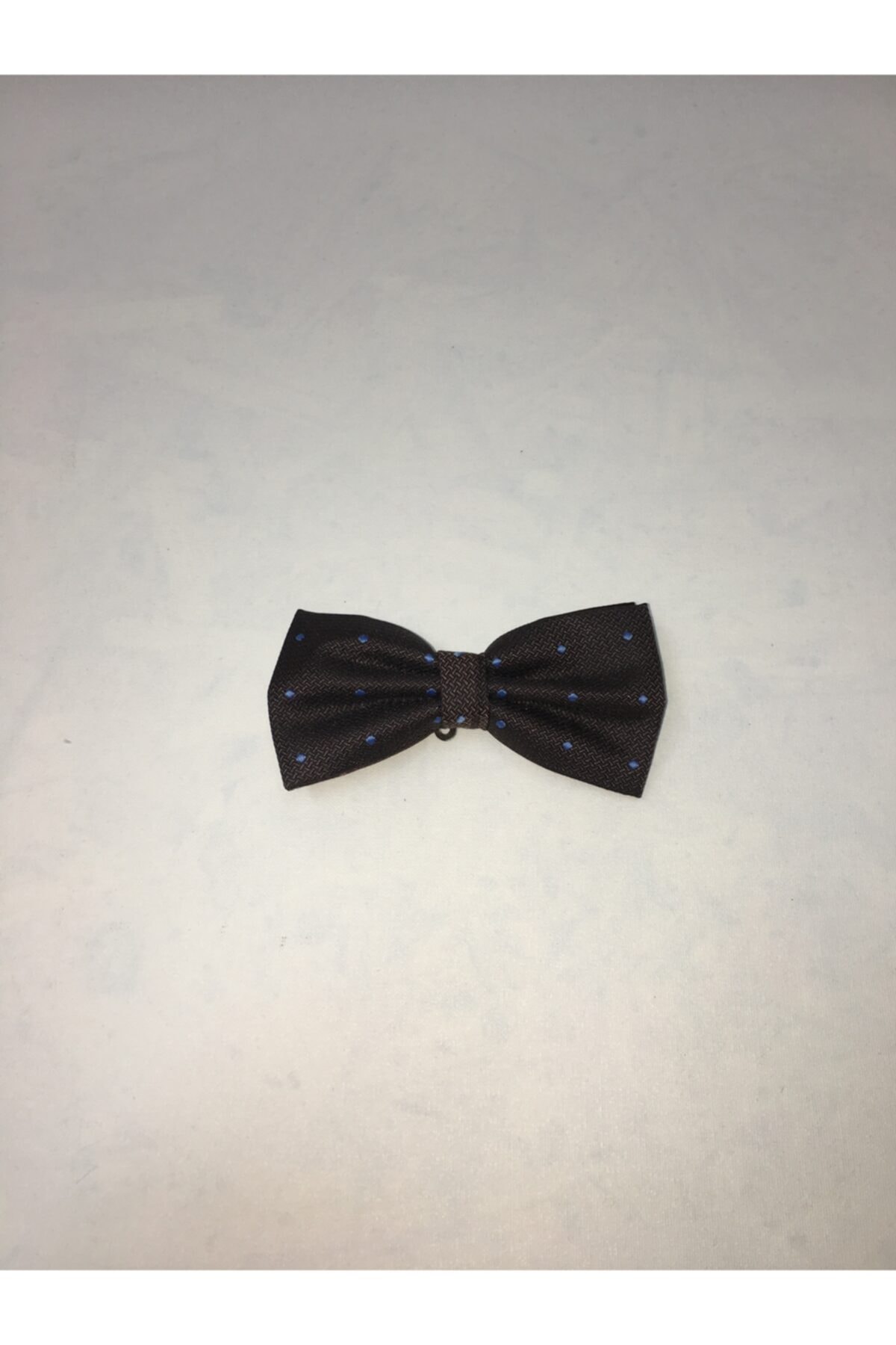 ModaRW16 Desenli Kahverengi Kumaş Papyon