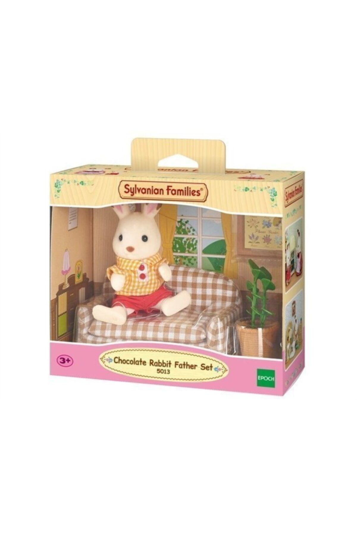 Sylvanian families chocolate top rabbit father set