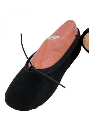 Siyah Bez Bale Ayakkabısı Patiği - Çift Taban SGH-SYHCTBPB