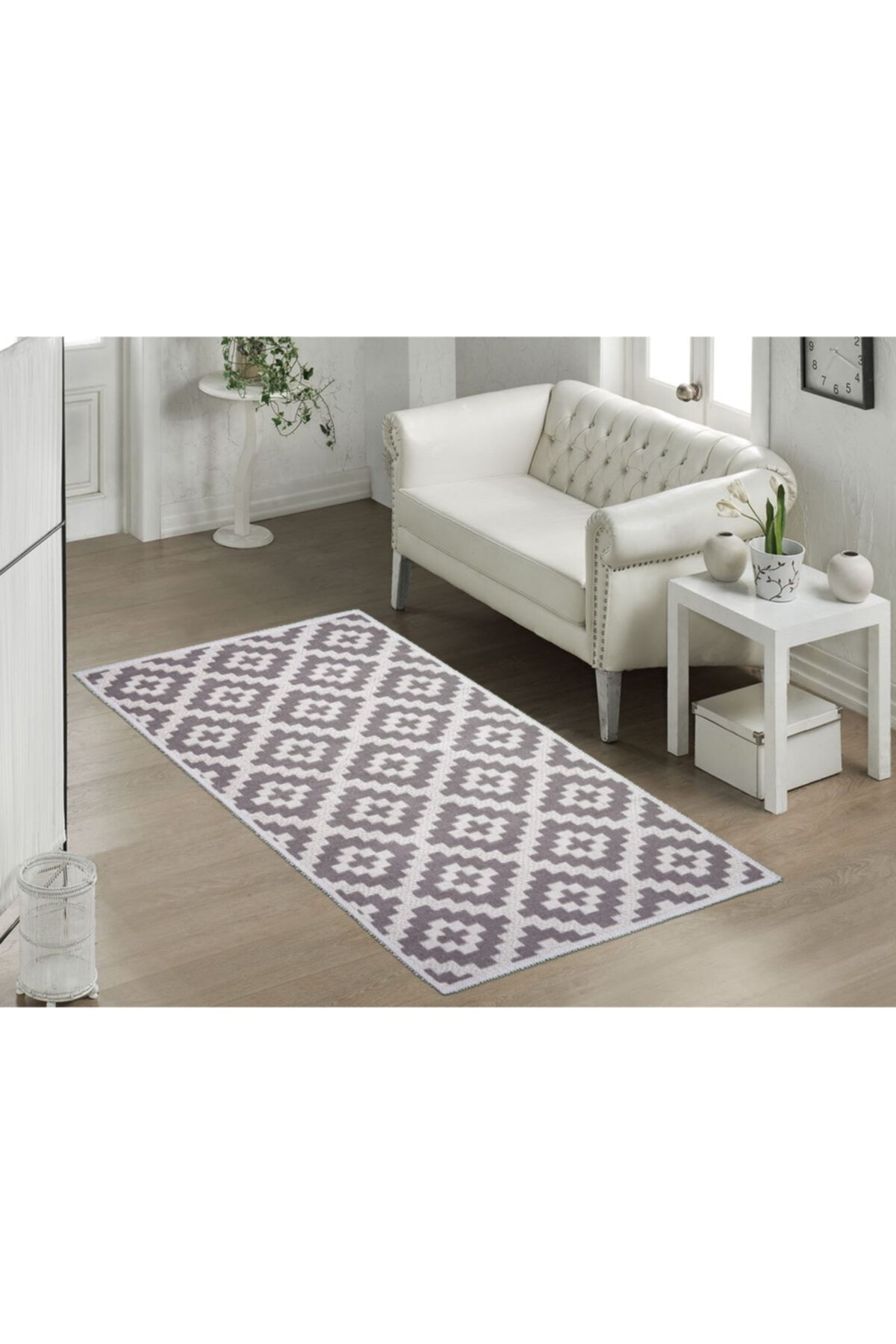 Vitaus Pamuklu Kilim Art Krem Kahve