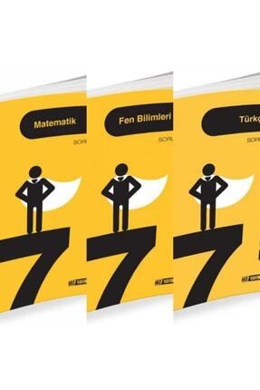 (hediyeli) Hız 7.sınıf Matematik-fen-türkçe Soru Bankası Seti+test Kitabı 9786057814739-S