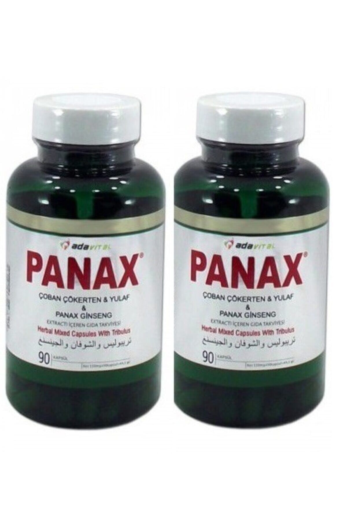 2 Kutu Panax Ginseng-Çoban Çöker 90'lı Kapsül Panax 2x90 Kapsül
