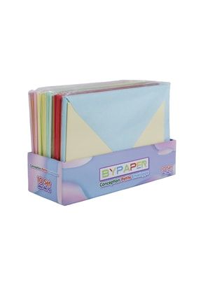 Renkli Mini Zarf Mektup Kağıdı (25 ADET) Kapak Yapışkanlı (2) 0037