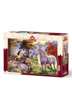 , Saklı Atlar 1000 Parça Puzzle 5215 ART5215