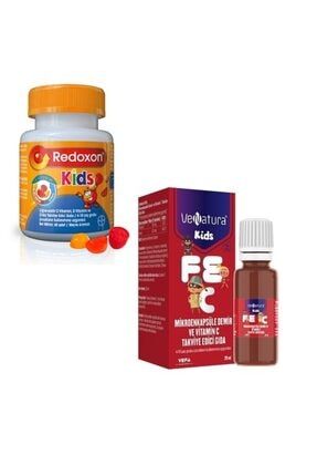 ® Kids 60 Tablet (c, D, Çinko) + Çocuklara Vitamin C,demir 20 Ml rdxpopyz03