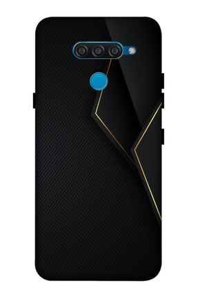 Q60 Kılıf Baskılı Desenli Zipax A++ Silikon - Blackline LG Q60 Kılıf Dst-Tek-New