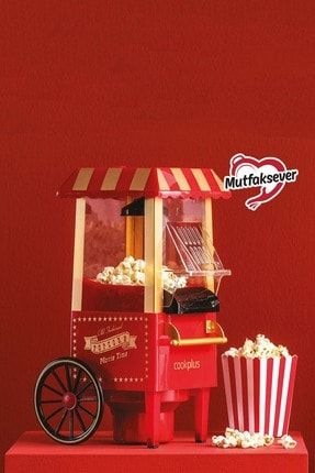 Mutfaksever Kırmızı Mısır Patlatma Popcorn Makinesi 153.01.06.3243