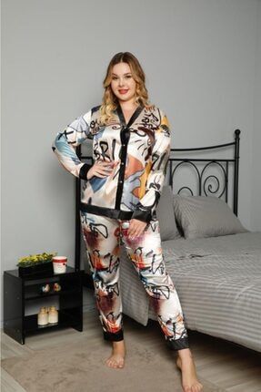 Venezıa Desenli Pijama Takımı 9009