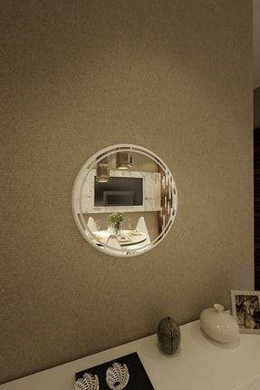 Armoni Dekoratif Konsol Aynası Beyaz 50 Cm Silver ZA152001048