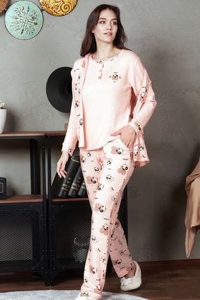 Yelekli Kadın Pijama Takımı 1982