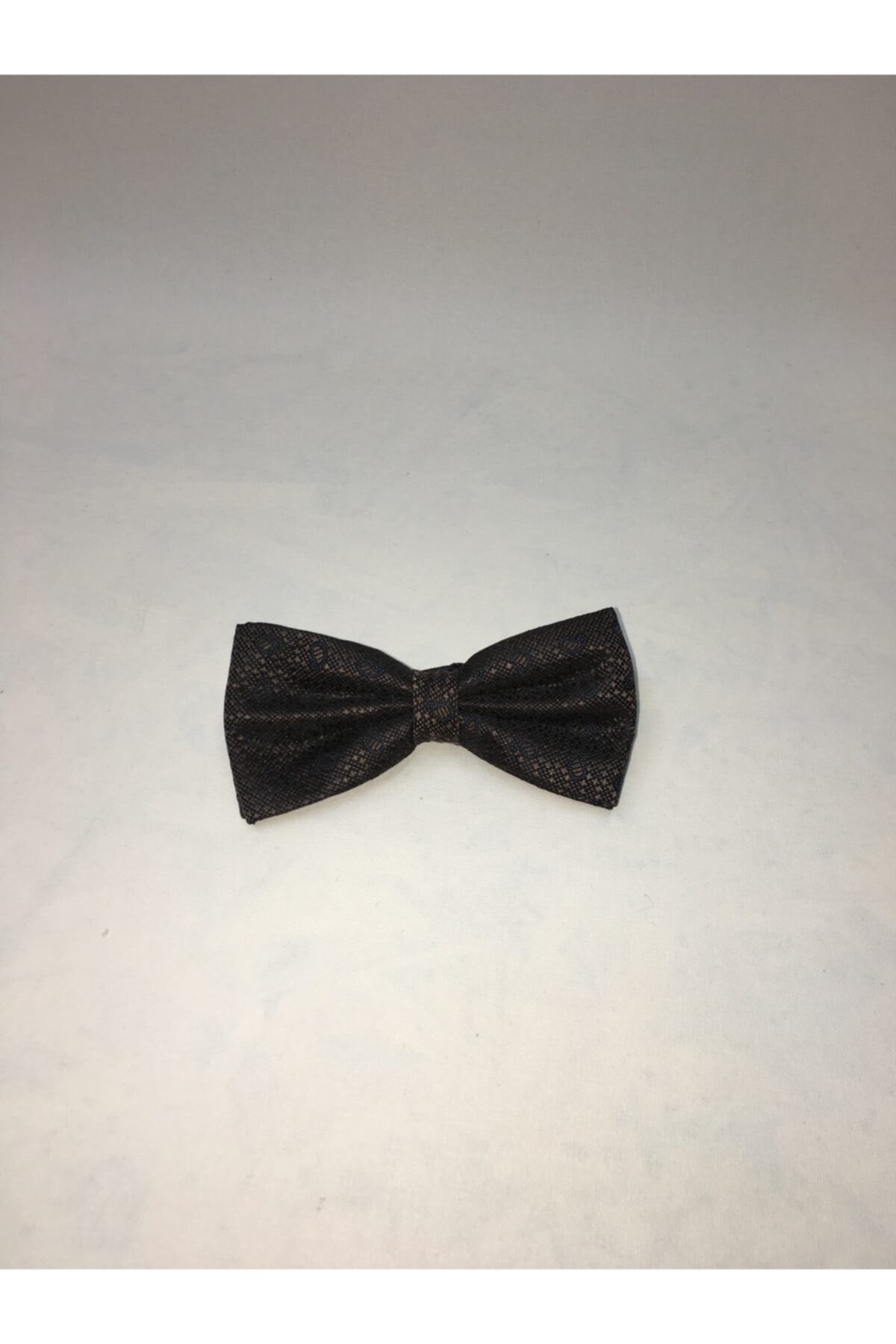 ModaRW16 Desenli Kahverengi Kumaş Papyon