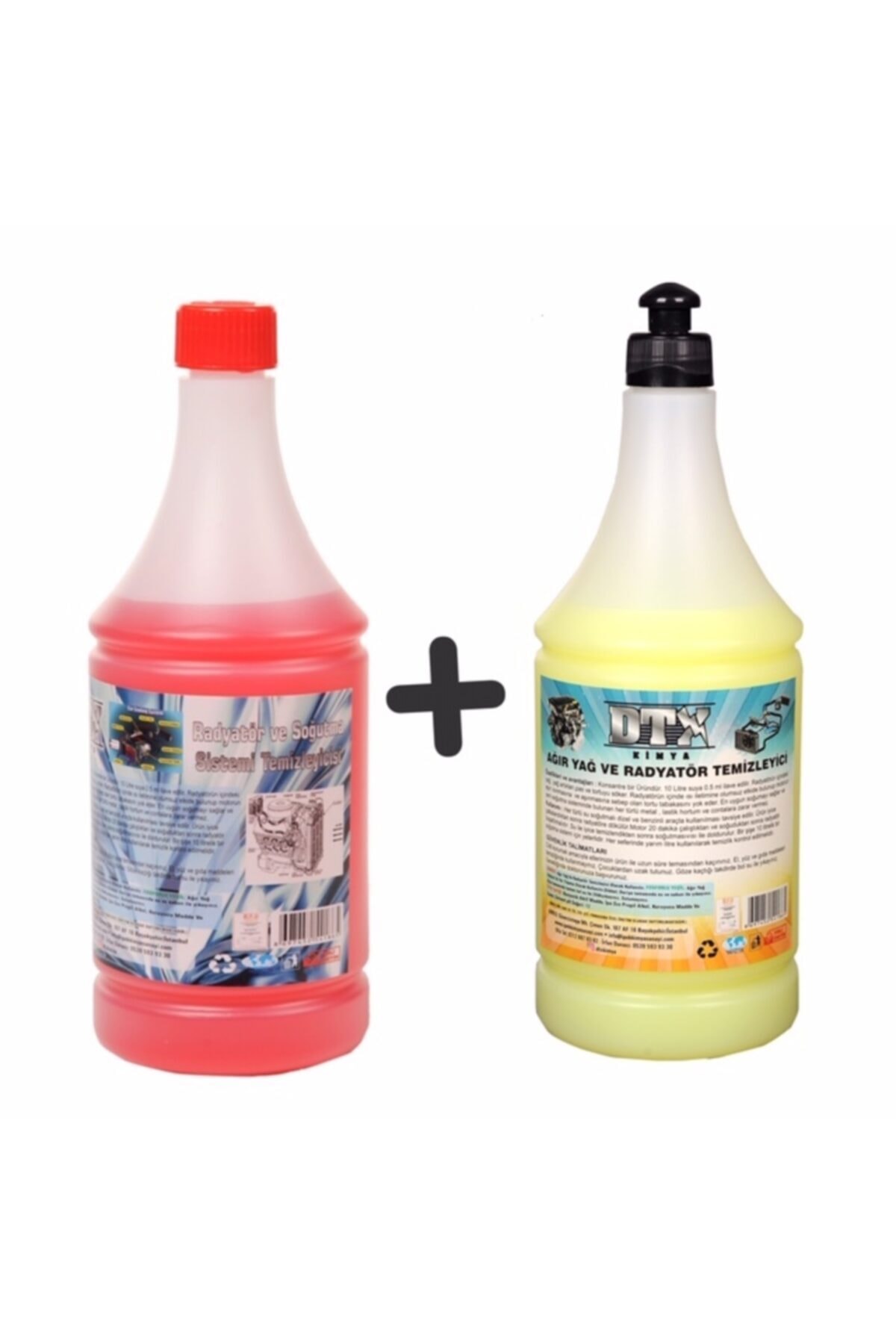 Genel Markalar (solventli) Oto Kalorifer Ve Petek Temizleme Ilacı 1 Litre & Radyatör Temizleme Ilacı 1 Litre