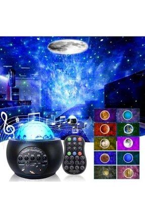 Starry Projektör Hoparlör Gece Lambası Bluetooth Hoparlör Şarjlı 9 Farklı Ambiyans Parti Işığı CDEGHQRU