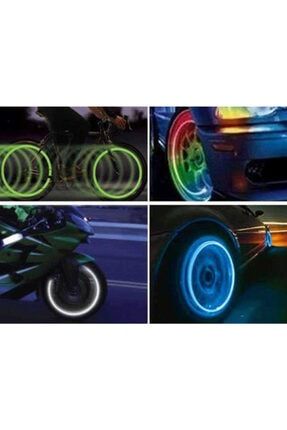 Oto Motosiklet Bisiklet Hareket Sensörlü Işıklı Sibop Kapağı ANKAKH-5596-3146