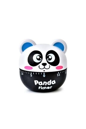 Beyaz Yaratıcı Mekanik Cartoon Panda Timer 60 Dakika Sevimli Plastik Zamanlayıcı SDT20000TİM