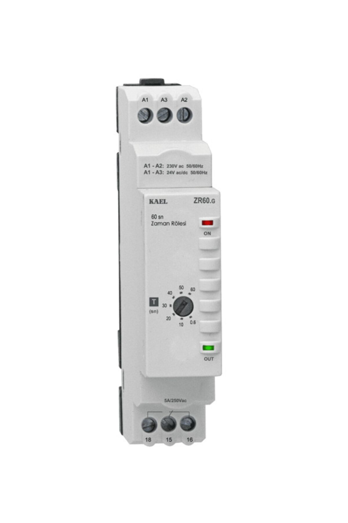 KAEL-Time Relay 0.6-60 Sec zr60.g 1
